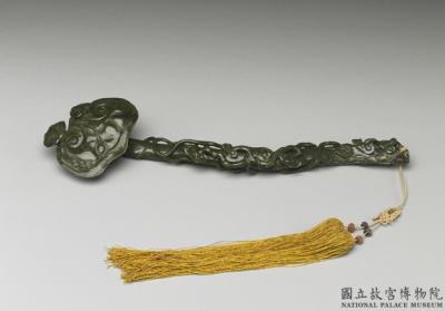 图片[3]-Jade spirit-fungus ruyi scepter, Qing dynasty (1644-1911)-China Archive